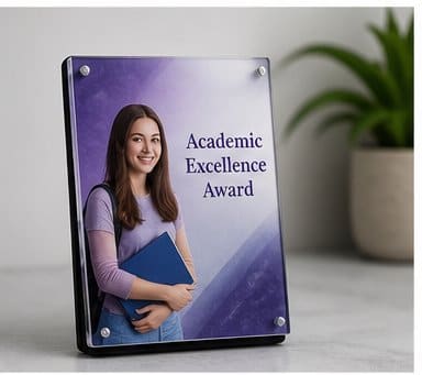 Personalized aluminum recognition gift